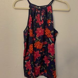 Walita Cutout Detail Blouse Halter Tank